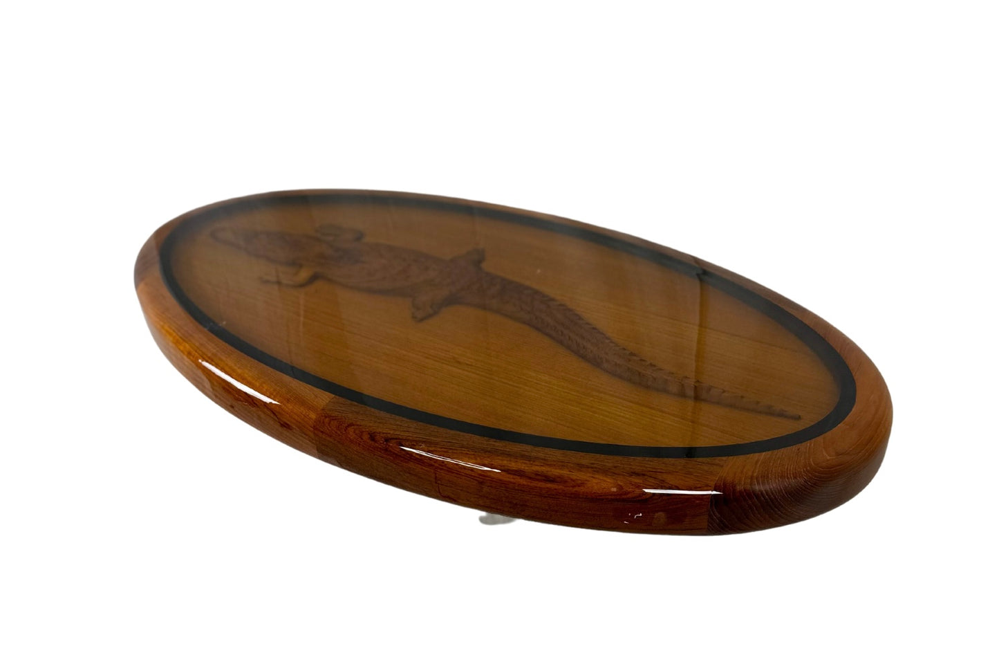 Alligator Mirage 42.5" x 23" Teak Epoxy Table