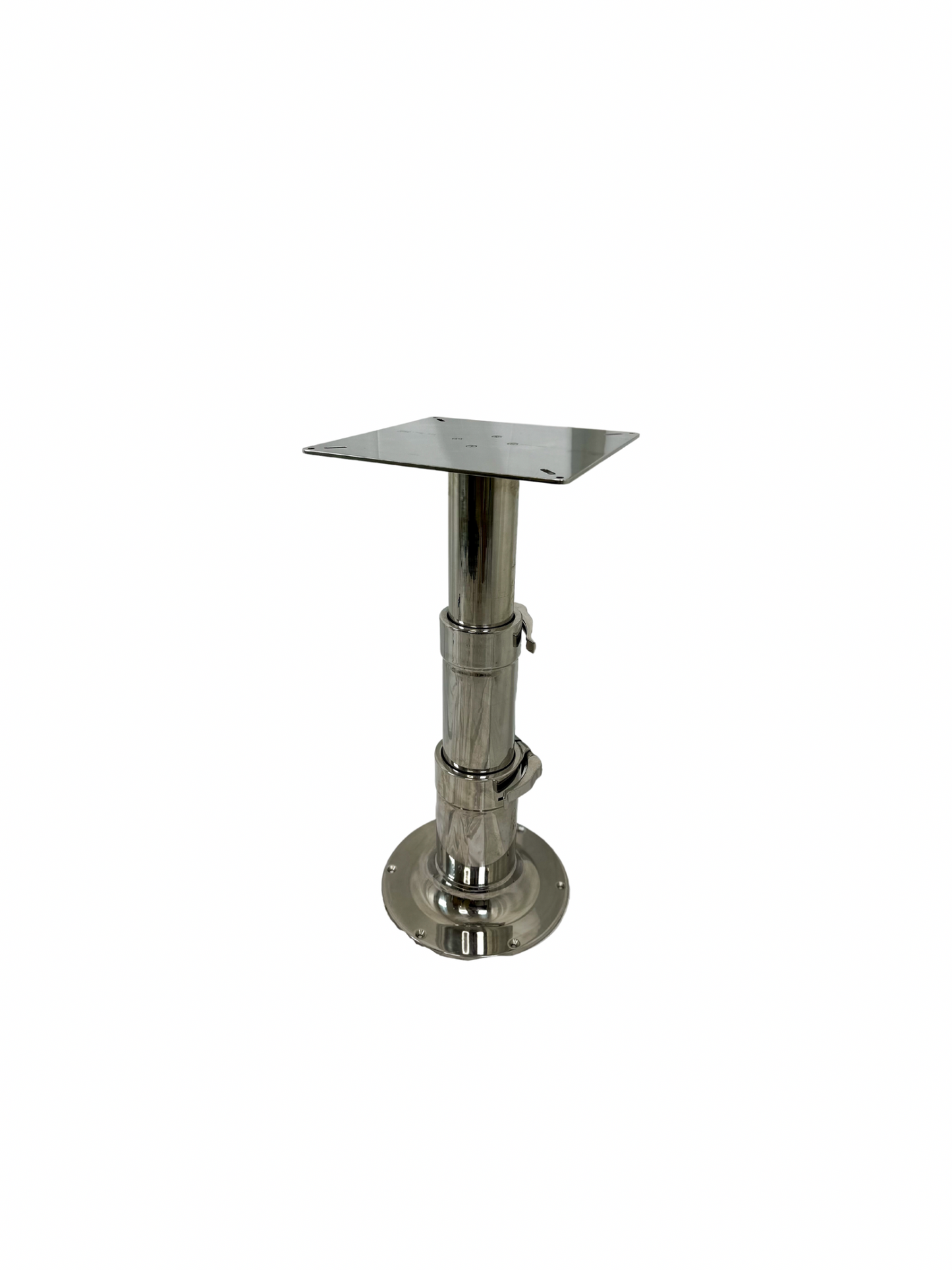 Stainless Hi-Low Boat Pedestal