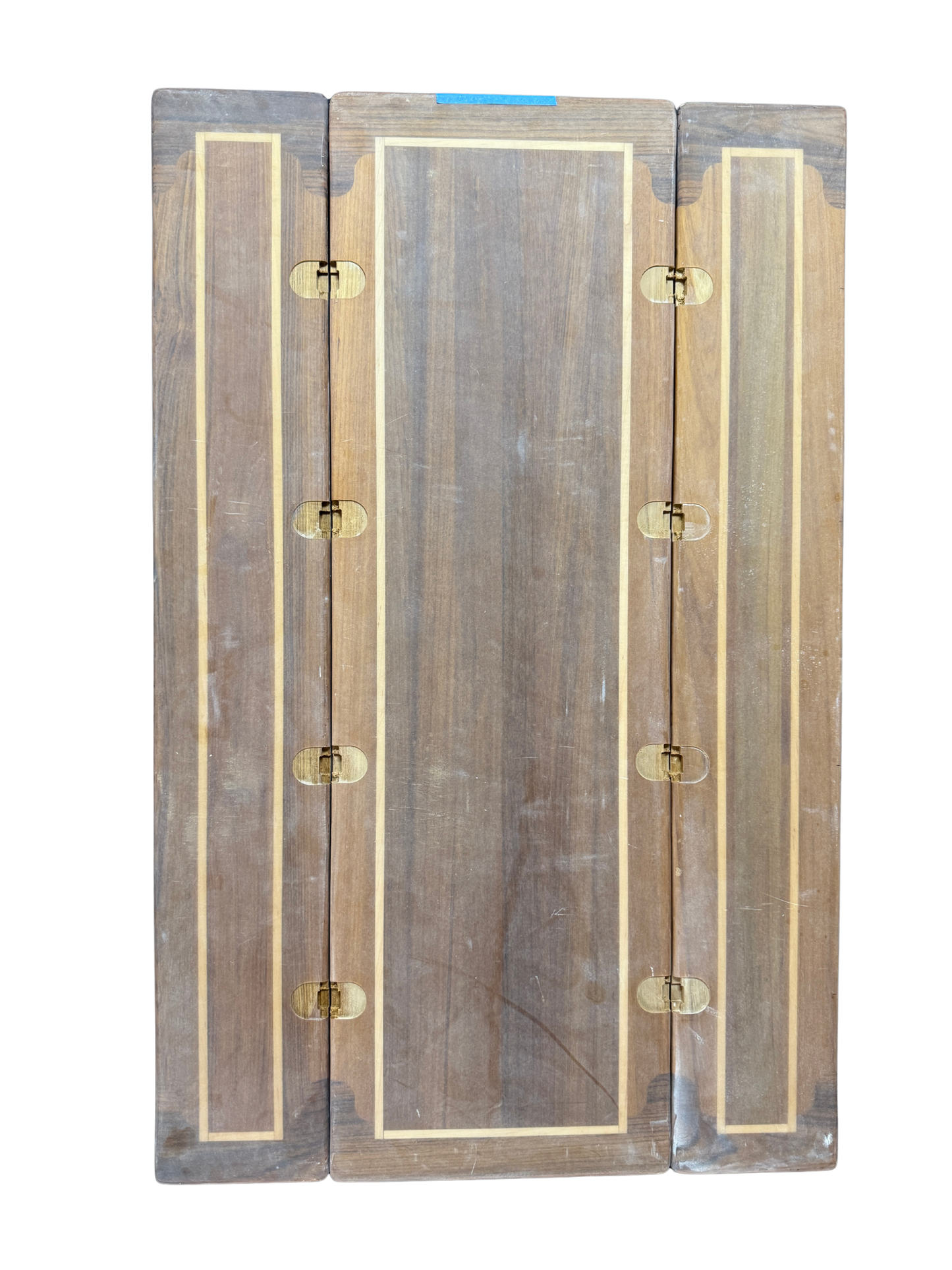 28" x 44" Flip Teak Table