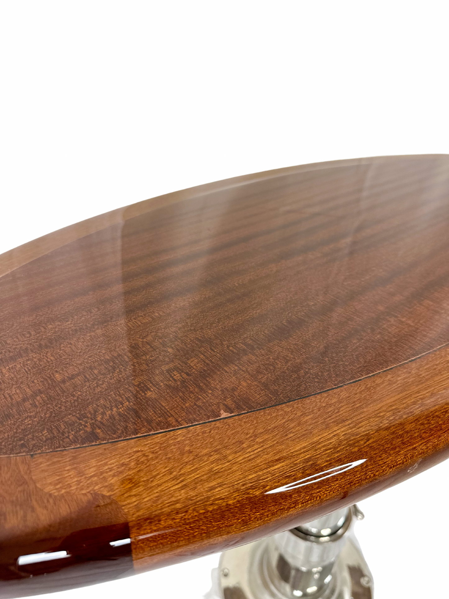 18" x 36" Teak Oval Table