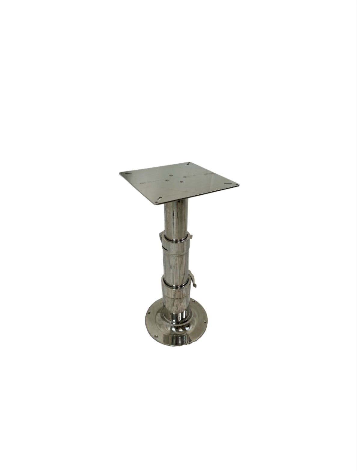Stainless Hi-Low Boat Pedestal
