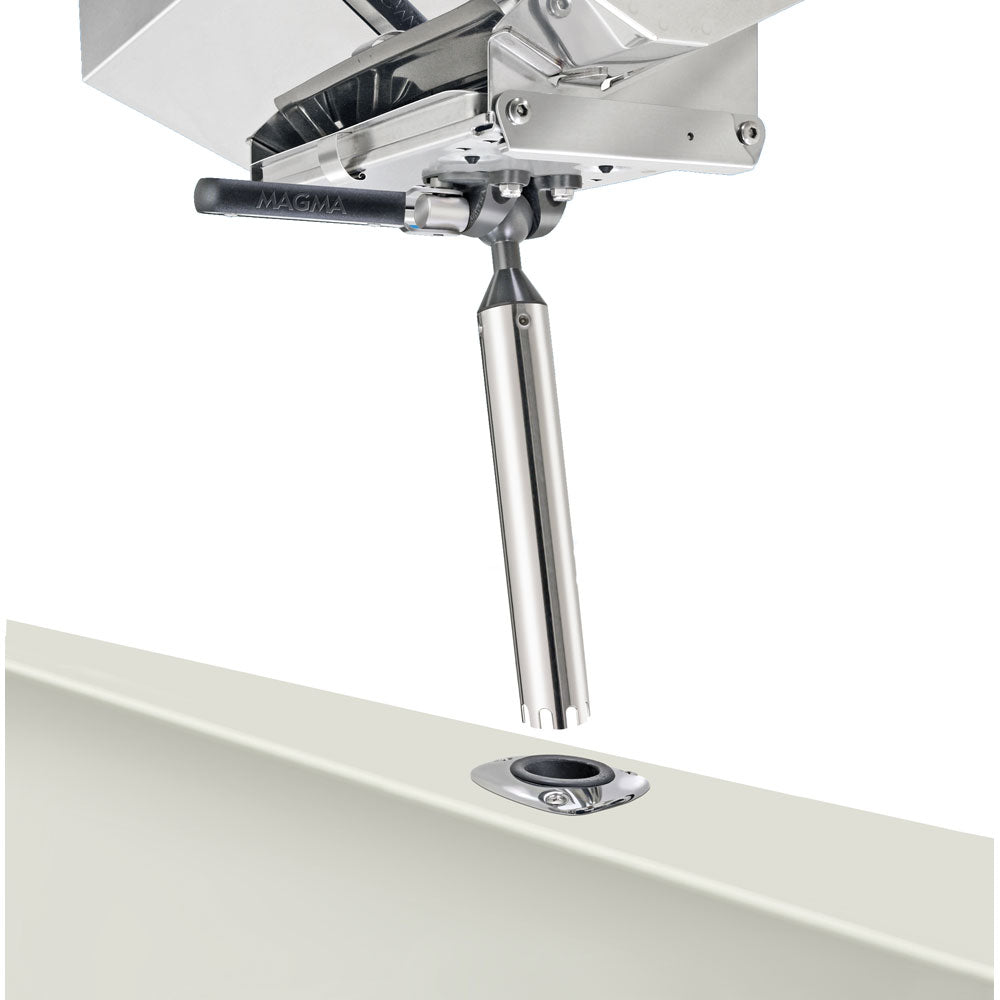 Magma Products, T10-355 Fishing Rod Holder Grill Mount, All Angle Adjustable, LeveLock Magma Products, T10-355 Fishing Rod Holder Grill Mount, All Angle Adjustable, LeveLock