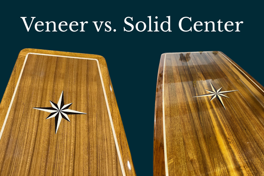 Wood Veneer vs. Solid Wood Center Tables
