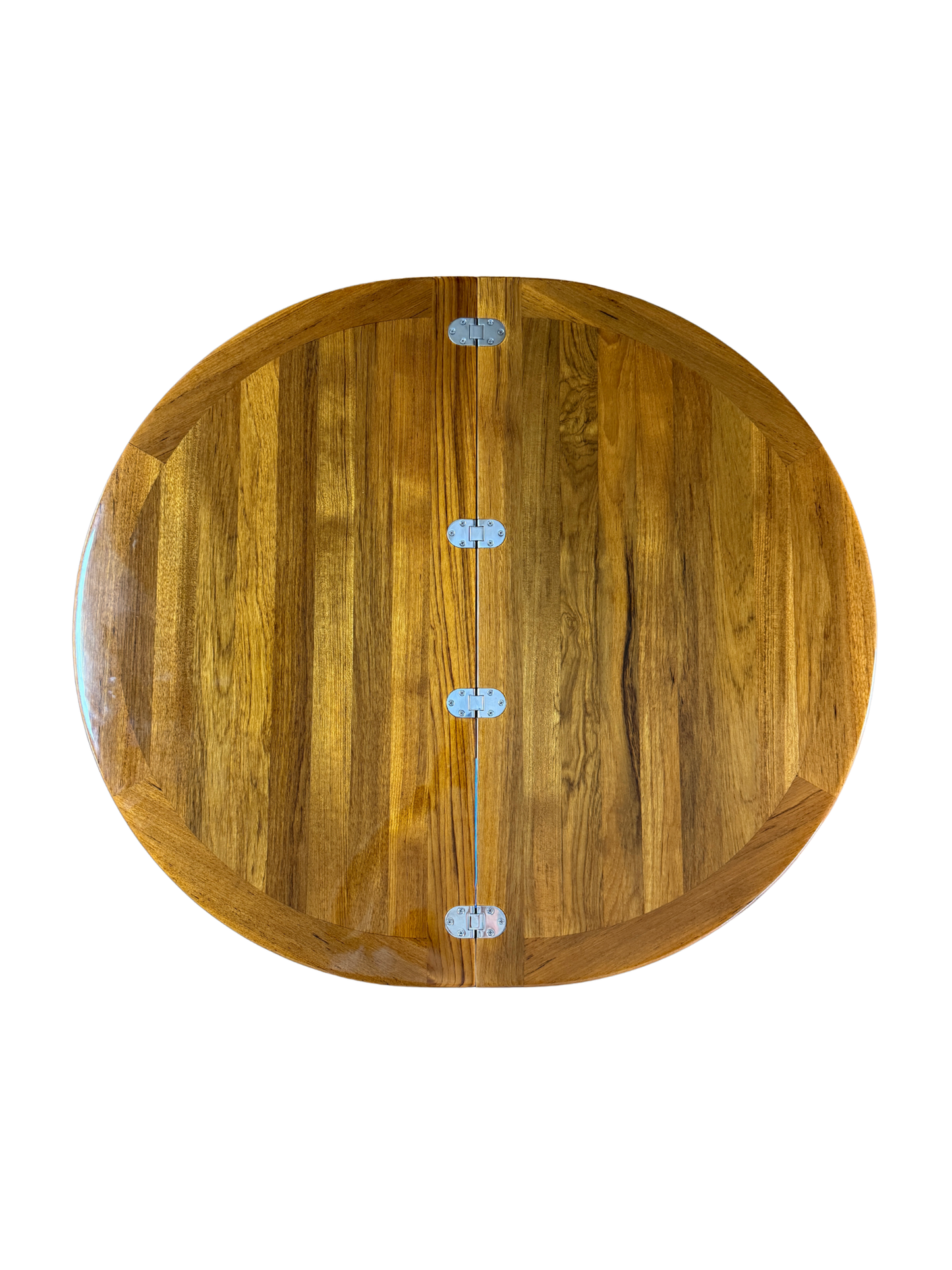 36" x 36" Round Flip Teak Table