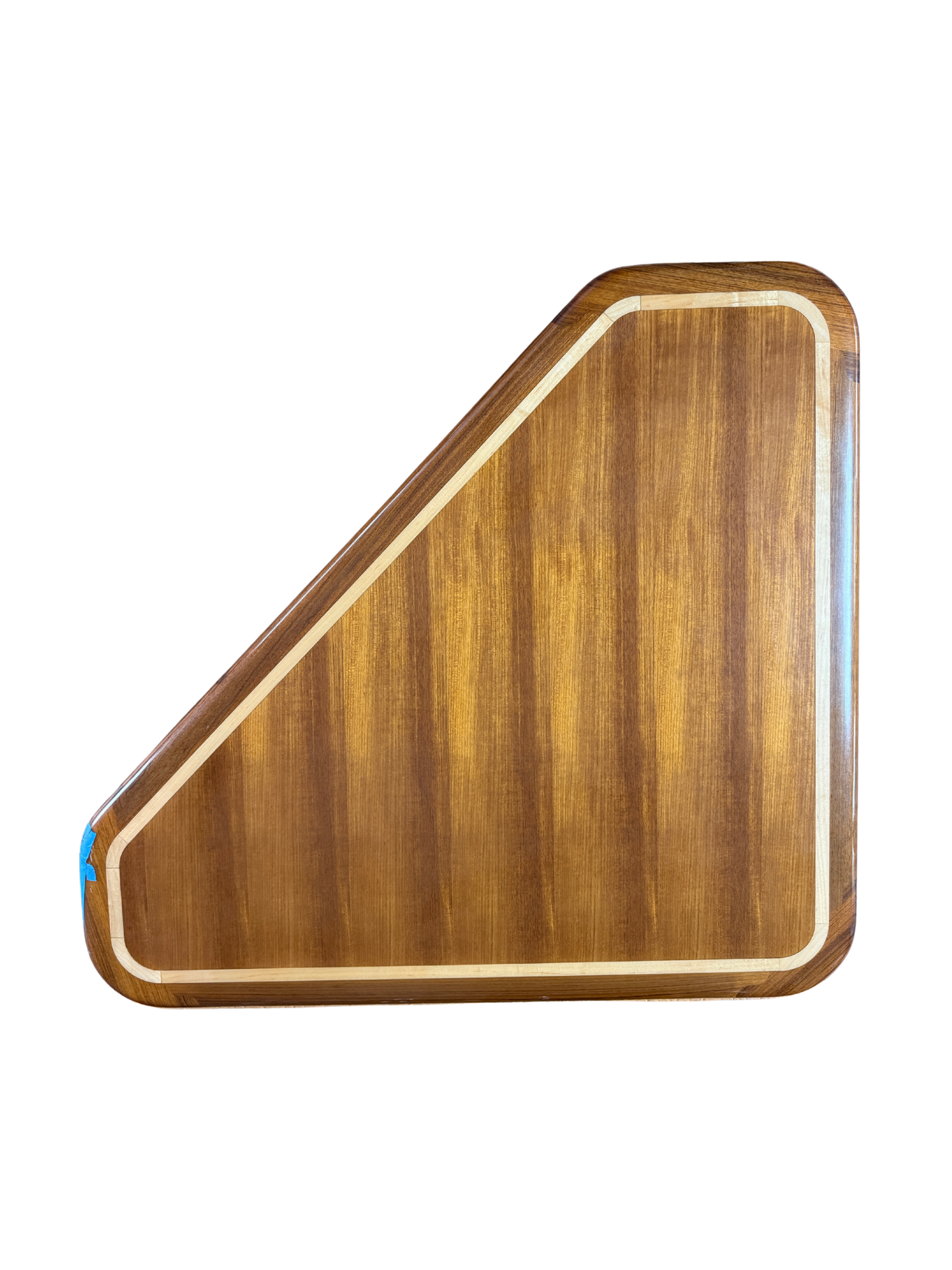 38" x 42" x 20" Triangle Teak Table