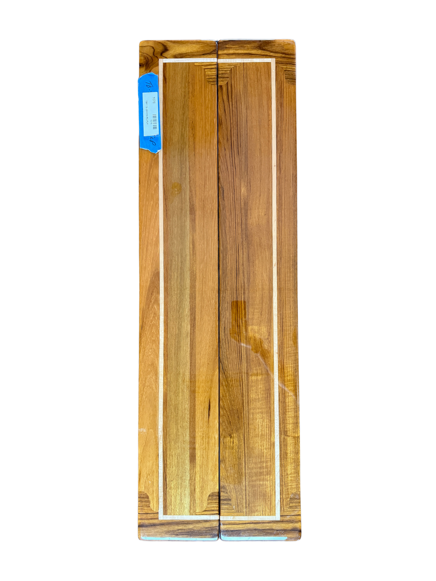 28" x 44" Flip Teak Table