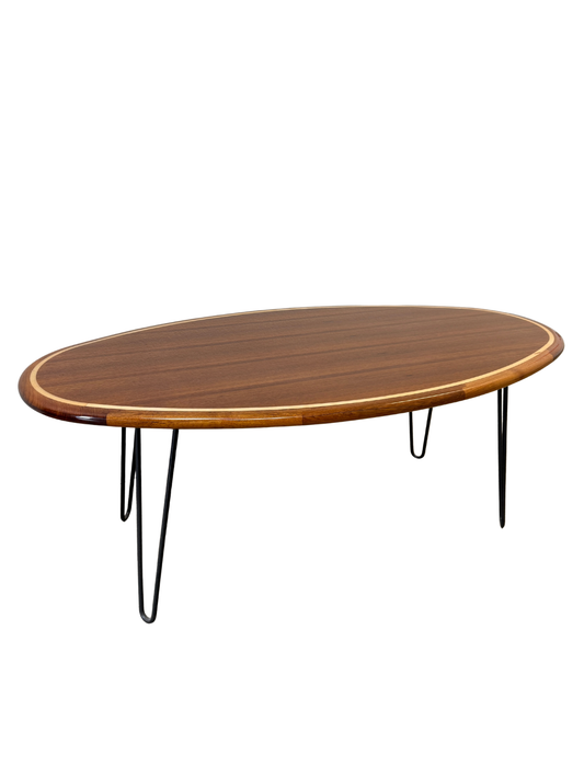 23" x 43" Oval Teak Table