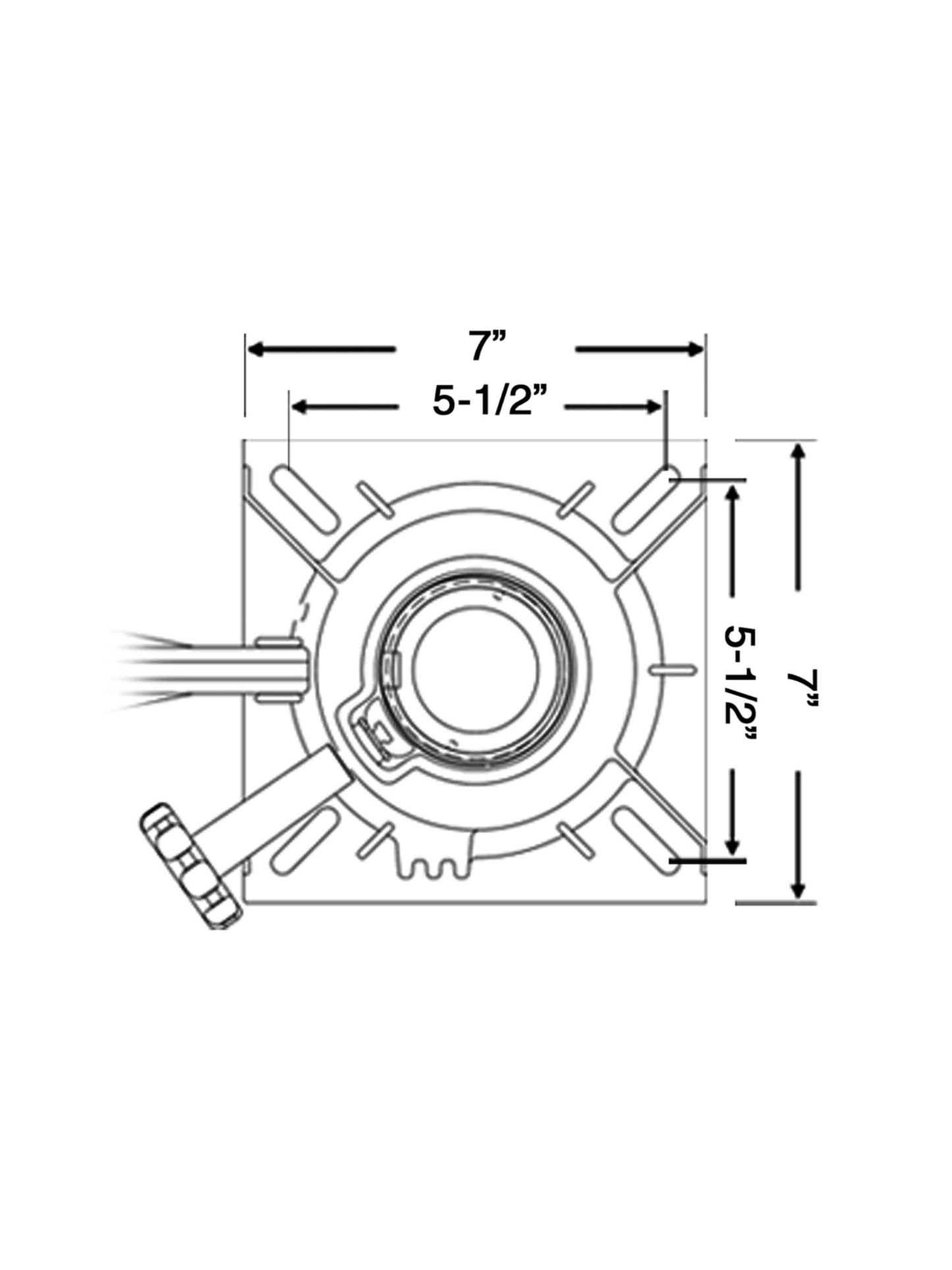 2 7/8" Mounting Swivel