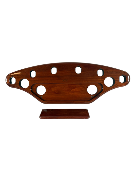 Signature Rocket Launcher 46" - Sapele, With Drawer, 6 Boltless Rod Holders