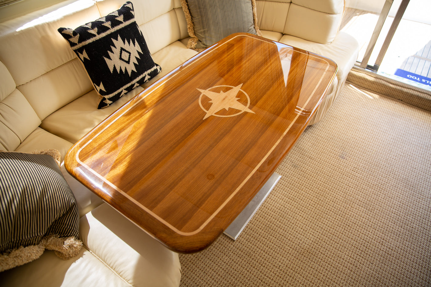 Boat Table Teak Table Custom Made Yacht Cockpit Table Design